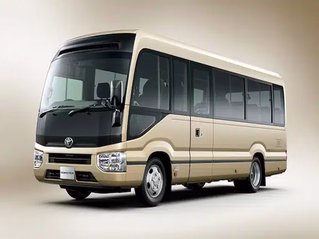 Toyota Coaster Rental in Skardu | Group Tour Bus with Driver