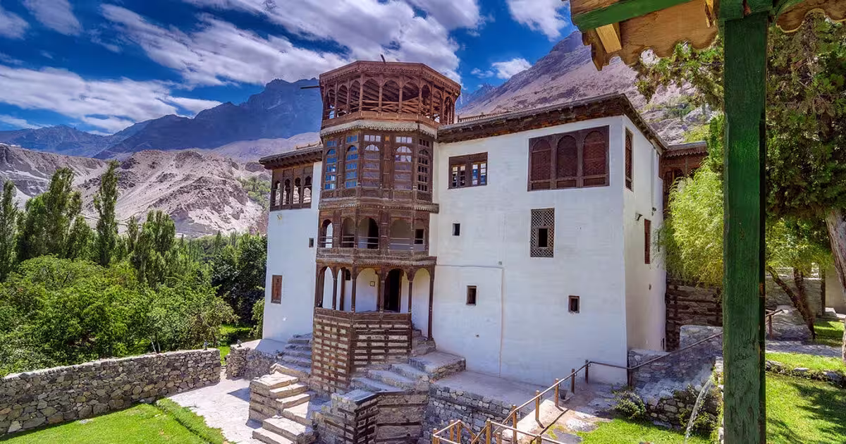 Khaplu Palace in Khaplu Valley near Skardu Pakistan