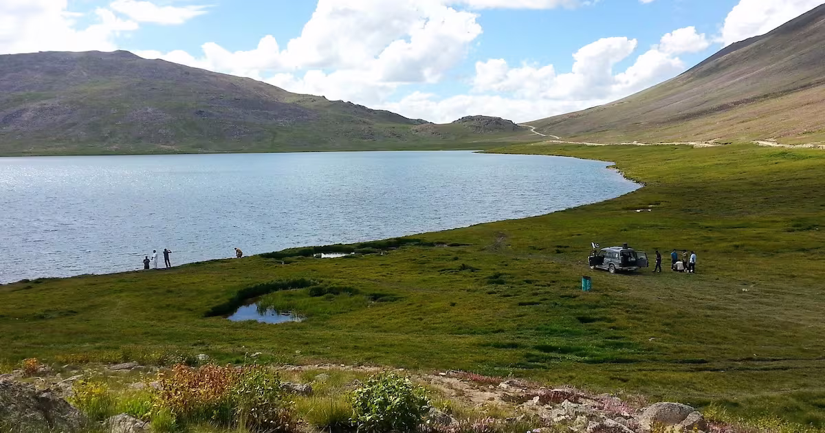 Sheosar Lake in Deosai National Park near Skardu