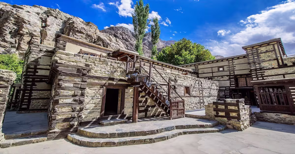 Shigar Fort in Shigar Valley near Skardu Pakistan
