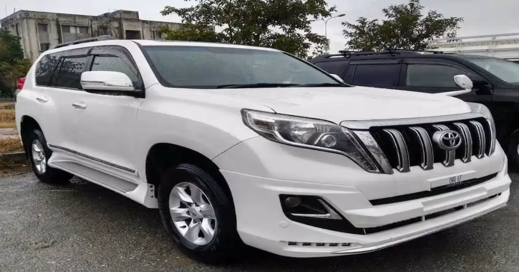 Skardu car rental price guide 2026 with 4x4 SUV in mountain landscape